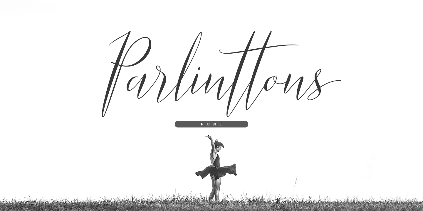 Пример шрифта Parlinttons Script #1